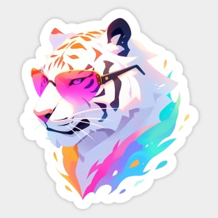 Smooth Tiger Sticker